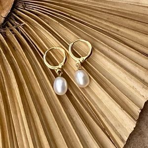 Dainty Freshwater Pearl Earrings